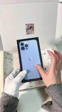 Immersive unboxing experience 📱 iPhone 13 Pro Max～🩵 #HappyUnboxing