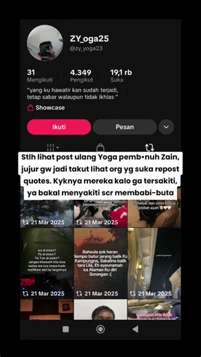 Ketakutan Melihat Repost Quotes di Instagram