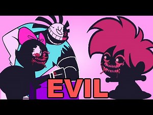 Evil Boyfriend Vs Boy And Girl - Corrupted Power Hour [FNF] Twinsomnia