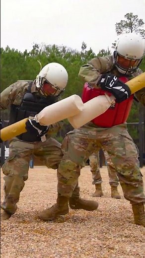 Pugel sticks training I #basictraining #OSUT #Soldier #USArmy #fortbenning #shorts #shortsfeed