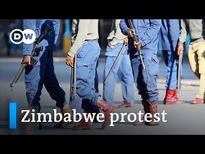 Zimbabwe police beat anti-government protesters in Harare | DW News