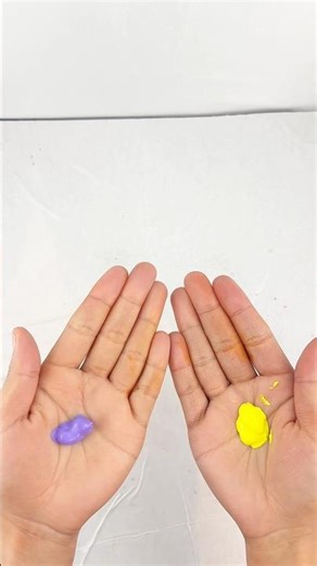 Color Mix Trend | Violet+Yellow #satisfyingart #mixing #viralart