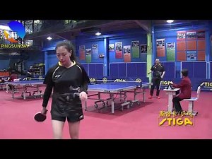 Guo Xinyi, pretty girl with pretty table tennis shots