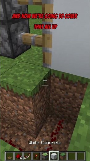 EASIEST 1x2 REDSTONE DOOR IN MINECRAFT #shorts #minecraft #redstone