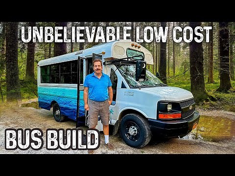 This Bus Camper Cost Less Than $7,000 All-in 👀 LOOK INSIDE