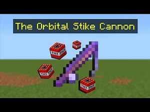 ​I Built a REAL Orbital Strike Cannon in Minecraft Bedrock