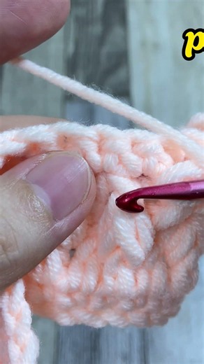 THE STITCH THAT MAKES AN ORDINARY PROJECT SHINE #shorts #crochet #crochetpattern