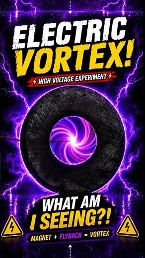 This Is What an Electric Vortex Looks Like #shorts #electricvortex #plasma