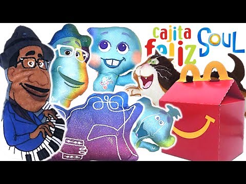 Cajita Feliz SOUL de Disney Pixar | Colección Completa 6 Peluches McDonalds 2021 - Joe Gardner, 22