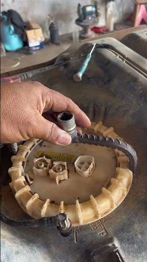 Remove fuel tank cap by technic tools. #shorts #mechaniclife
