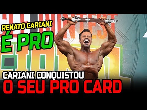 CHAMPION - RENATO CARIANI TURNED PRO IN THE NATIONAL MUSCLECONTEST