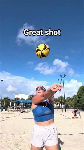 slight miss but really great try #volleyball #beach #pov #women #girls #game #good #play
