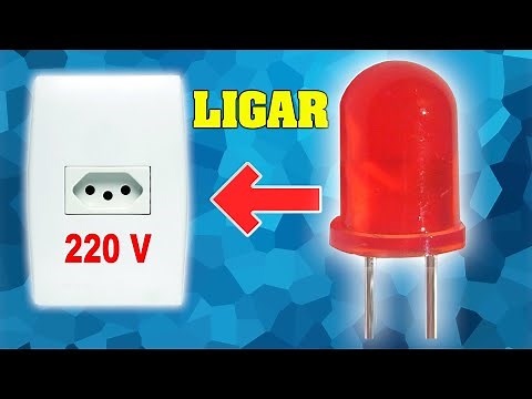 COMO LIGAR LED EM 220 VOLTS - FÁCIL DE FAZER.