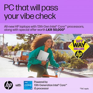 My Way, My HP – HP brings a limited period irresistible offer!! Visit Unity Plaza, Colombo TODAY!! Do not miss out this limited period Offer. Buy an Authorised/ Channel HP laptop and Special Offer worth Rs. 50,000. Power up yourself with authorised all-new HP laptops. T&C apply. | HP Sri Lanka