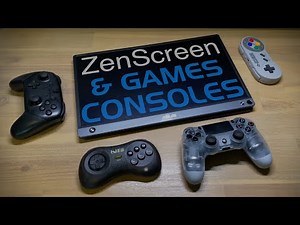 ASUS Zenscreen Touch Review Follow Up - Using Games Consoles HDMI Vs USB C PS4 Switch Mini Analogue