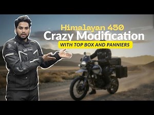 My Himalayan 450 Complete Modification | Top Box & Panniers Touring Setup | ABZ Vlogs