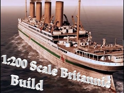 HMHS Britannic 1:200 build by Jeroen Van Der Meijde