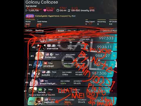 Galaxy Collapse FC (99.44%) [60 FPS] // DAY 2 OF OSU!MANIA