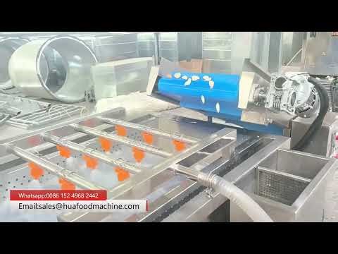 Industrial Garlic Clove Peeling Production Line Video Test In Factory