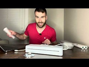 Inkless Portable Printer for Travel, Wireless Thermal Printer Supports 8.5" x 11" US Letter Size