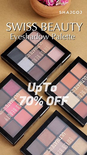 ✨ Up to 70% OFF! ✨ Unleash your glam with Swiss Beauty Eyeshadow Palette – rich pigments, stunning shimmers & endless looks in one! 💖 🛒Shop Now: https://shajgoj.app.link/e/nUh0y4CB4Ub 📲Hotline: 8809666737475 (Call for Home Delivery) #Foryou #swissbeauty #eyeshadow #Beauty #makeup #shajgoj #shopshajgoj | shop.shajgoj.com