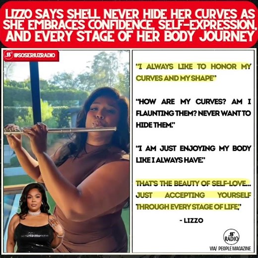 "I AM FLAUNTING MY CURVES" LIZZO IS EMBRACING EVERY STAGE OF HER BODY JOURNEY!