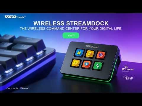 This Device Changed Everything – VSDinside Stream Dock MiniW – Wireless LCD Keys Control Deck Review