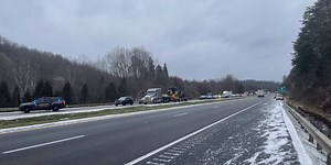 I-77 reopens after icy roads cause multiple crashes