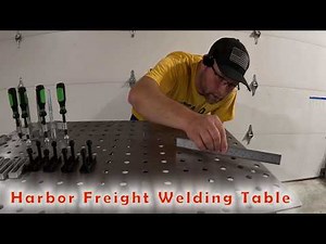 Harbor Freight Titanium Welding Table Assembly and Initial Impressions - Can I Add Wheels?