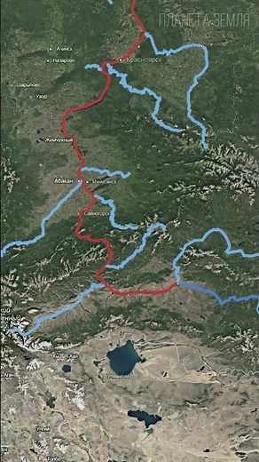 Siberia's Great Waterway 😉 #geography #interesting #rivers