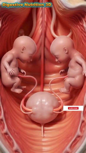 How Twins Are Created: Ovulation & Fertilization Explained 👶❤️ #shorts