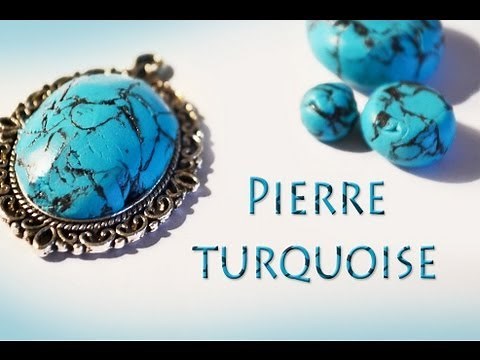 TUTO FIMO: Faire des pierres turquoise en fimo ✐
