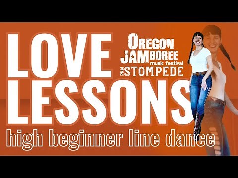 "LOVE LESSONS" Line Dance | OJam PNW Stompeders | Kat Nichols