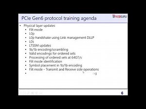 PCIe Gen6 training overview | Flit mode | FEC | PAM4 signaling