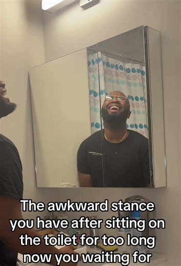 I hate when I sit in the toilet for too long