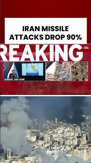 US Military Update: Iran Missile Attacks Drop 90% During Operation Epic Fury #usmilitary #usiranwar