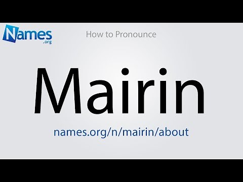 How to Pronounce Mairin