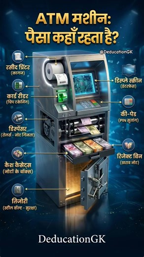 ATM Machine में पैसा कहाँ रहता है? 🤔 | ATM के अंदर का पूरा सच 💸