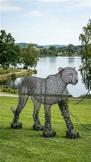 Growing a Giant Cheetah Sculpture