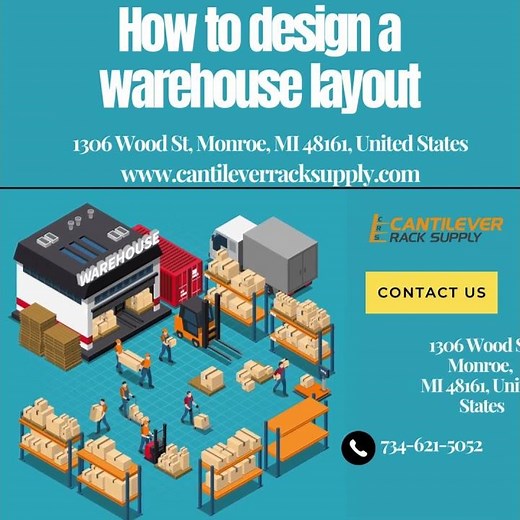 How to Design an Efficient Warehouse Layout | Cantilever Rack Supply #WarehouseDesign