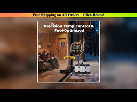 TB10 8KW Toolbox Diesel Air Heater 12V/24V/220V w/ constant temperature Bluetooth app Car Parking