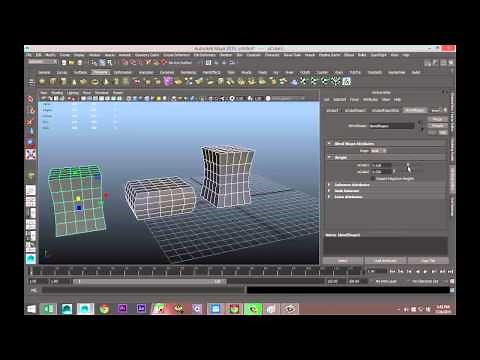 Maya tutorial: Animate objects using Blend Shape