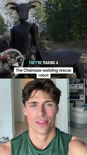 Satyress chainsaw-wielding rescue robot
