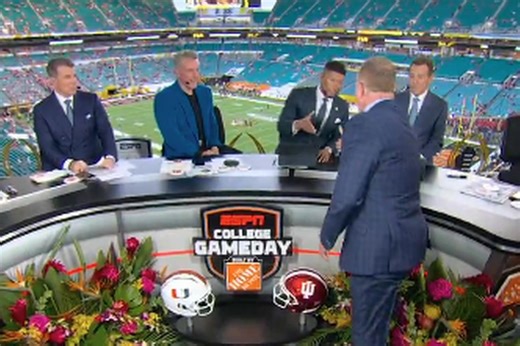 Marcus Freeman gets handshake from ESPN's Kirk Herbstreit for CFP snub admission