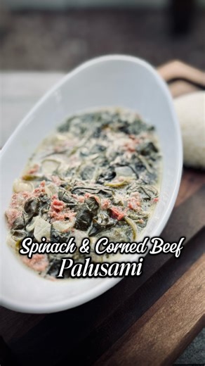 BT Cooks | Emerson | Spinach & Corned Beef Palusami 🤙🏽 Traditionally made with taro leaves, this Samoan dish is straight-up comfort food! Today, I’m using... | Instagram