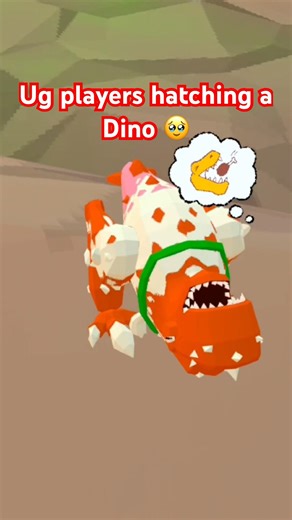 Ug players hatching a Dino 🥹 so cute #ugvr #vr #meme #dinosaur #funny