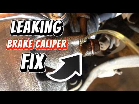 Easy Fix for New Leaking Remanufactured Brake Caliper