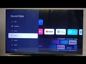 How To Change Sound Mode On Metz Google TV