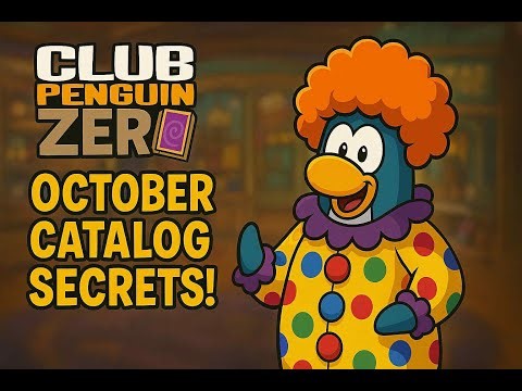 Club Penguin Zero - October Catalog Secrets!
