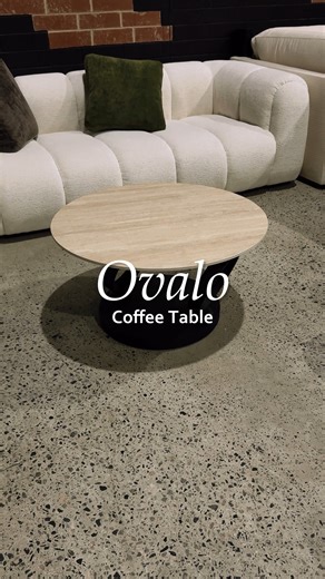 The 𝐎𝐕𝐀𝐋𝐎 Coffee Table pairs sculptural simplicity with everyday function. Its smooth ceramic top spins with ease, letting you shift the layout or reach your essentials from any angle. A bold metal pedestal base adds balance and presence beautifully grounded, effortlessly practical. Available in Black and Beige Ceramic. Pricing: Ovalo Coffee Table - $550 Buy Now, Pay Later arrangements available with Afterpay & Zip, and lay-by. Same Day Delivery available (T&Cs apply). Experience 𝐎𝐕𝐀𝐋𝐎